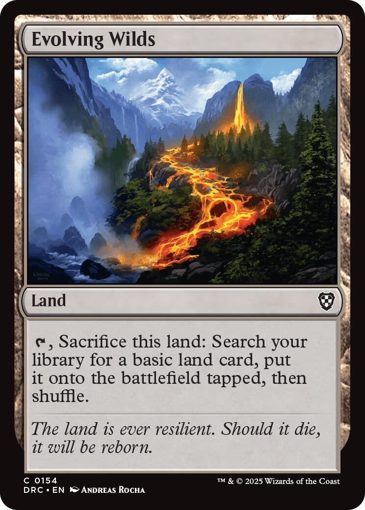 Image for Evolving Wilds (0154) (154) (Aetherdrift) - Magic: The Gathering