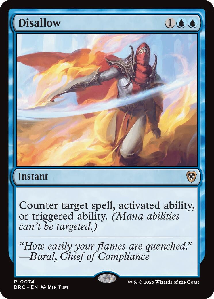 Image for Disallow (74) (Aetherdrift) - Magic: The Gathering