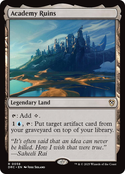 Image for Academy Ruins (58) (Aetherdrift) - Magic: The Gathering