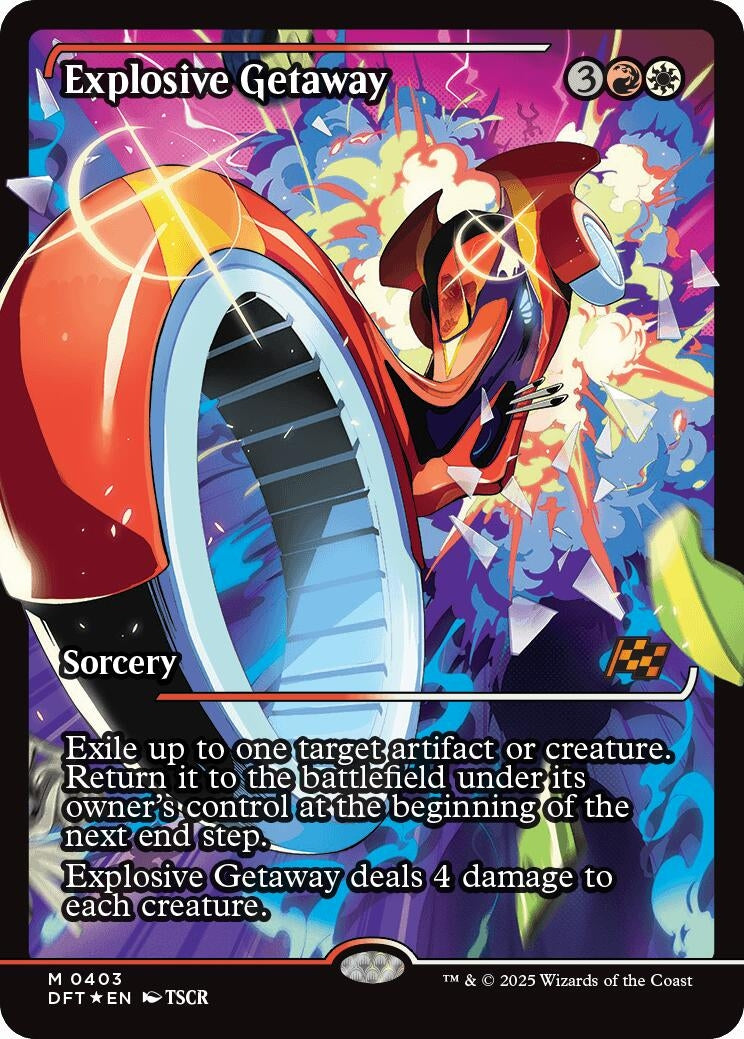 Image for Explosive Getaway (Showcase) (403) (Aetherdrift) - Magic: The Gathering