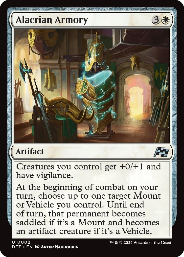 Image for Alacrian Armory (2) (Aetherdrift) - Magic: The Gathering
