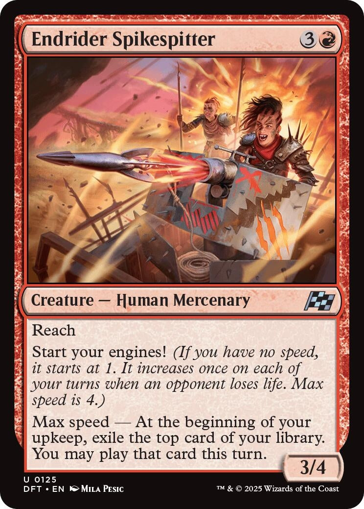 Image for Endrider Spikespitter (125) (Aetherdrift) - Magic: The Gathering