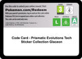 Image for Code Card - Prismatic Evolutions Tech Sticker Collection [Glaceon] (PRE) - Pokemon