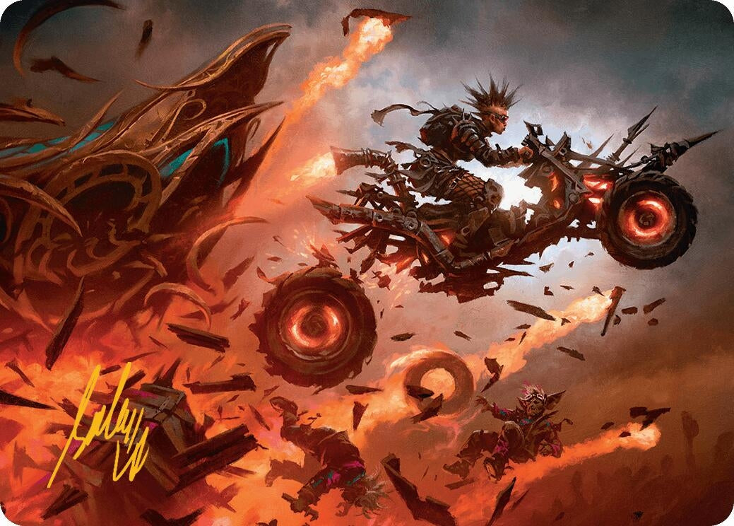 Image for Gastal Blockbuster Art Card (Gold-Stamped Signature) (19) (Aetherdrift) - Magic: The Gathering