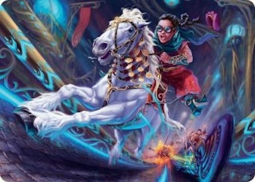 Image for Gilded Ghoda Art Card (34) (Aetherdrift) - Magic: The Gathering
