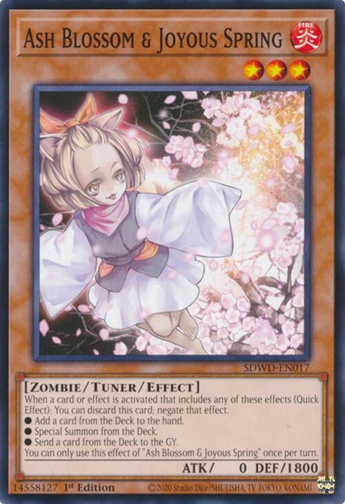 Image for Ash Blossom & Joyous Spring (SDWD-EN017) (SDWD) - YuGiOh