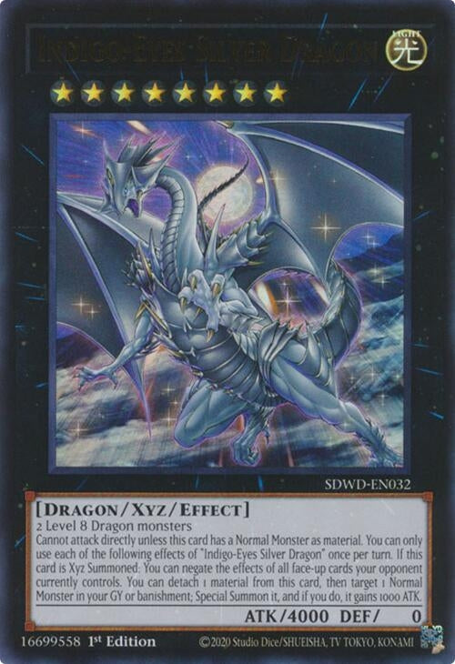 Image for Indigo-Eyes Silver Dragon (SDWD-EN032) (SDWD) - YuGiOh