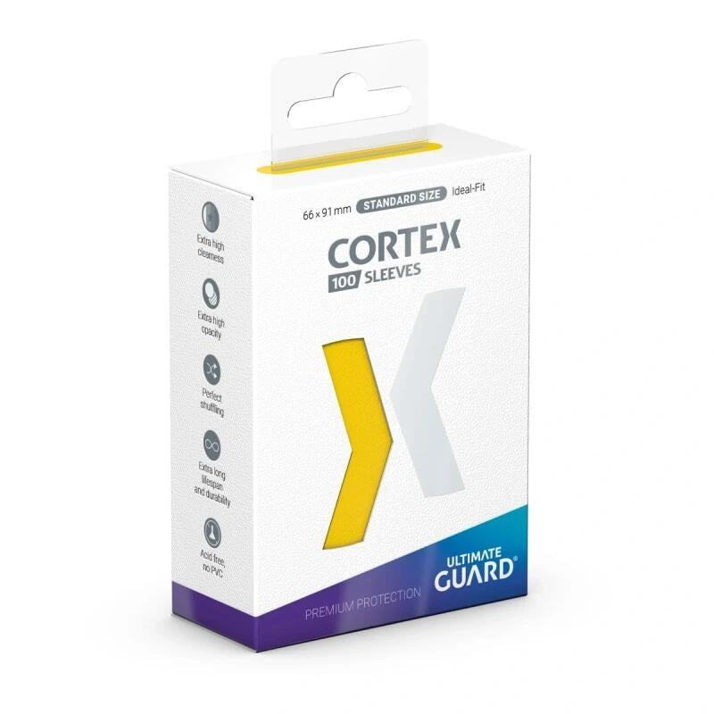 Image for Cortex Sleeves Standard Size - Glossy Yellow (100ct.) - Card Sleeves