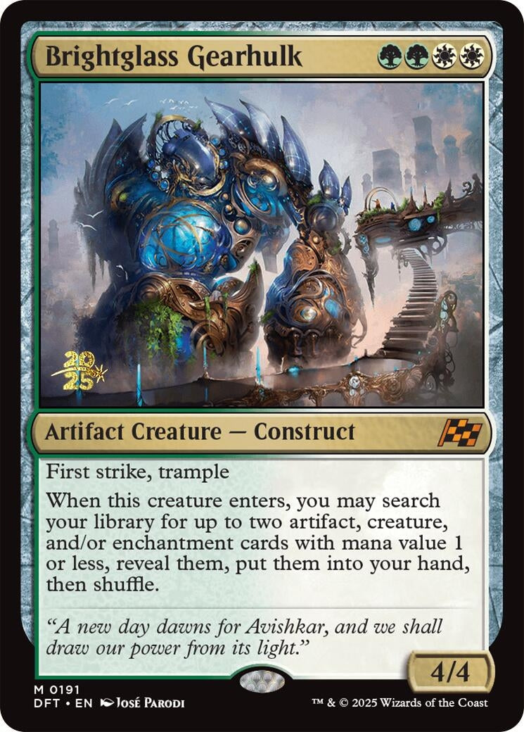 Image for Brightglass Gearhulk (191) (Prerelease Cards) - Magic: The Gathering