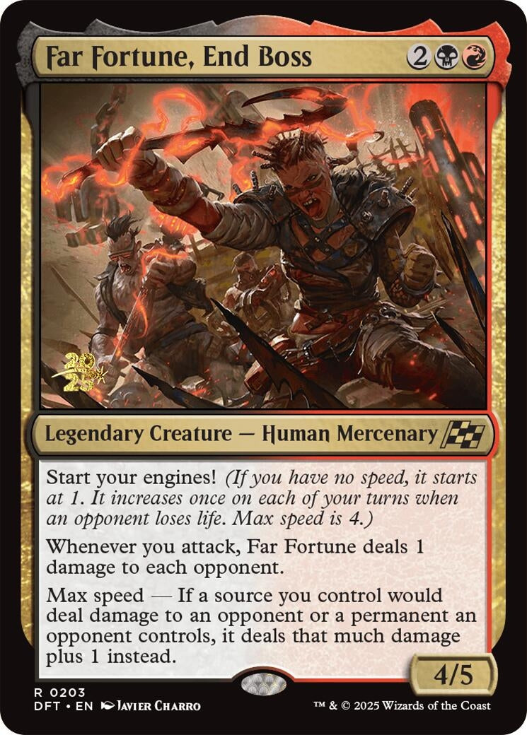 Image for Far Fortune, End Boss (203) (Prerelease Cards) - Magic: The Gathering