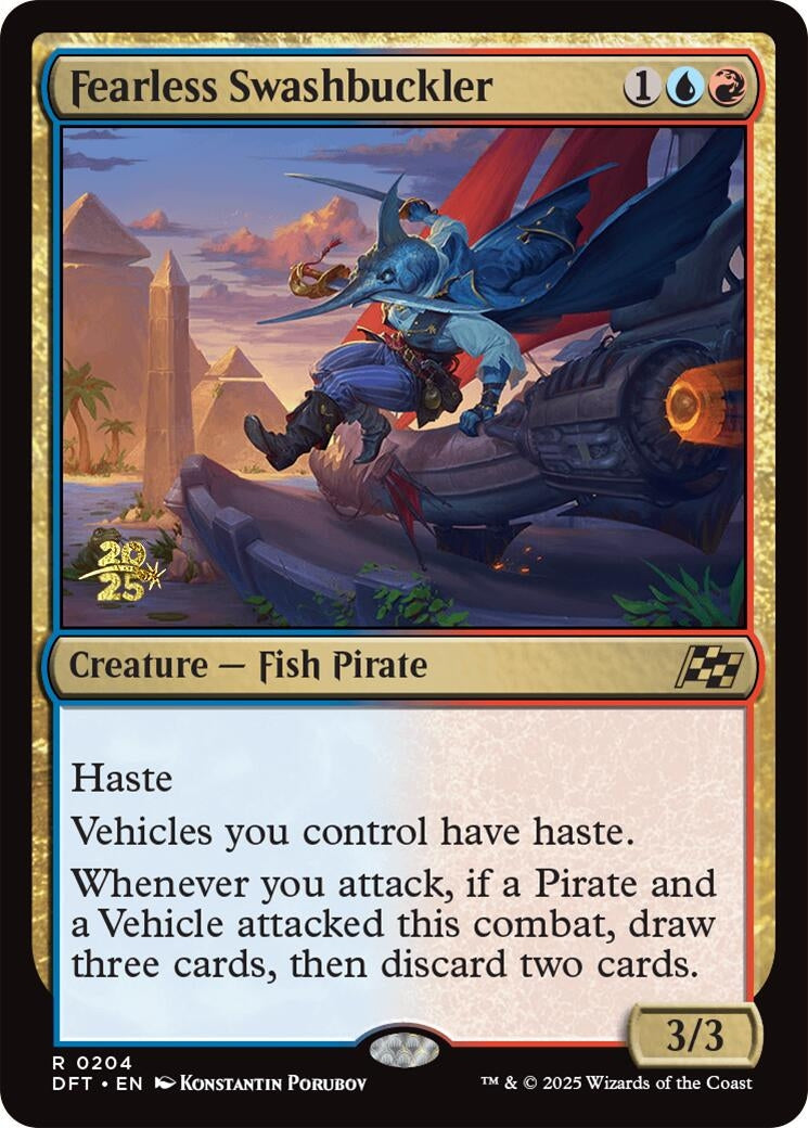 Image for Fearless Swashbuckler (204) (Prerelease Cards) - Magic: The Gathering