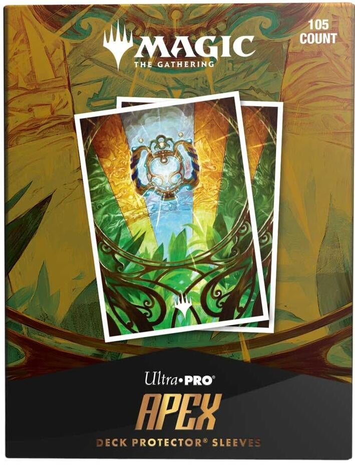 Image for Aetherdrift - Serialized Card: The Aetherspark APEX Deck Protector Sleeves for Magic: The Gathering (105-pack) - Card Sleeves