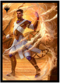 Image for Aetherdrift - Borderless Racer 3: Basri, Tomorrow's Champion Deck Protector Sleeves for Magic: The Gathering (100-pack) - Card Sleeves