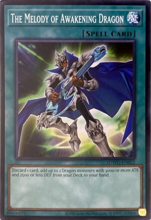 Image for The Melody of Awakening Dragon (Unlimited Misprint) (SDWD-EN022) (SDWD) - YuGiOh