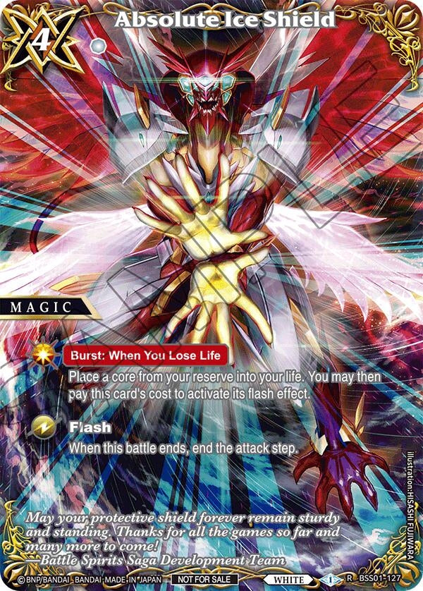Image for Absolute Ice Shield (Textured) (BSS01-127) (Battle Spirits Saga Promo Cards) - Battle Spirits Saga