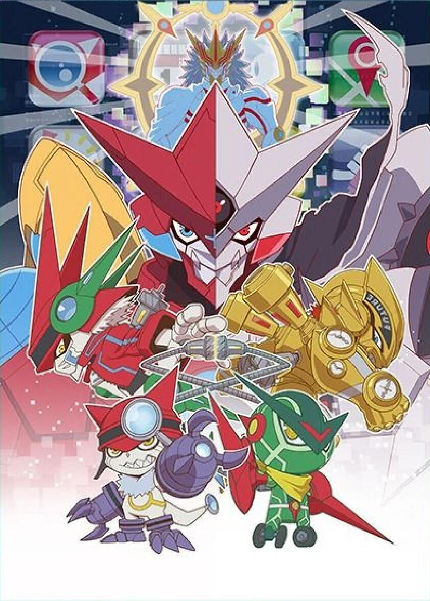 Image for Digimon Card Game Official Sleeves - Digimon Appmon Card Sleeves 2025 (60-Pack) - Card Sleeves