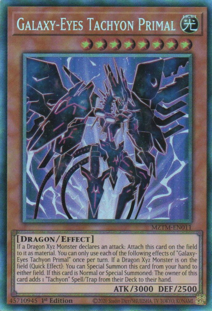 Galaxy-Eyes Tachyon Primal (CR) (MZTM-EN011) (MZTM)