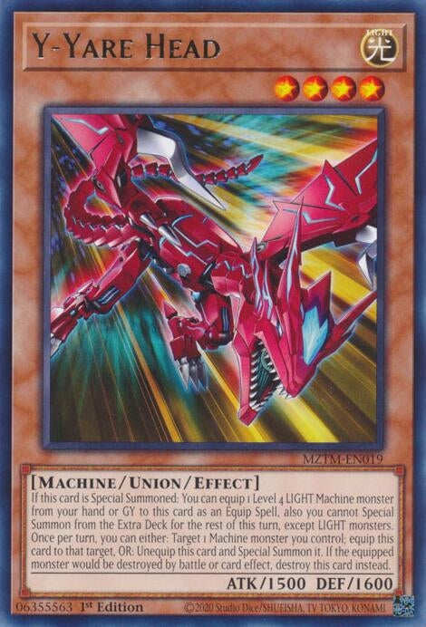 Image for Y-Yare Head (MZTM-EN019) (MZTM) - YuGiOh
