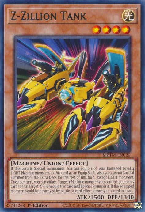 Image for Z-Zillion Tank (MZTM-EN020) (MZTM) - YuGiOh