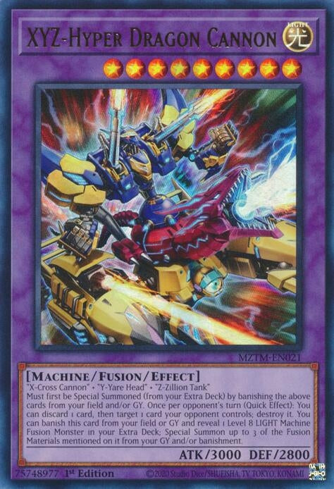Image for XYZ-Hyper Dragon Cannon (MZTM-EN021) (MZTM) - YuGiOh