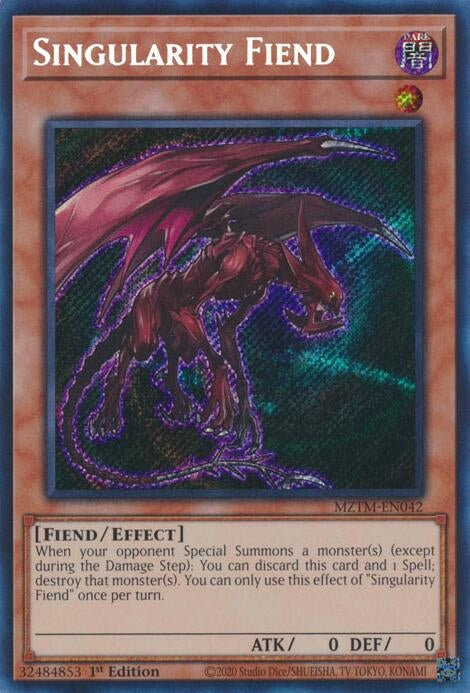 Image for Singularity Fiend (MZTM-EN042) (MZTM) - YuGiOh