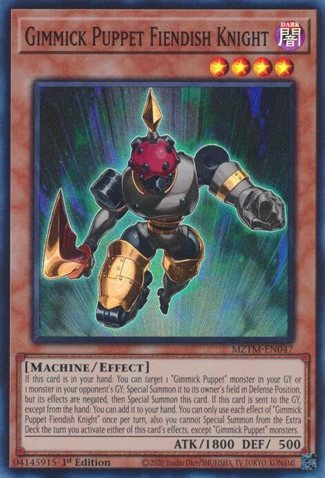 Image for Gimmick Puppet Fiendish Knight (MZTM-EN047) (MZTM) - YuGiOh
