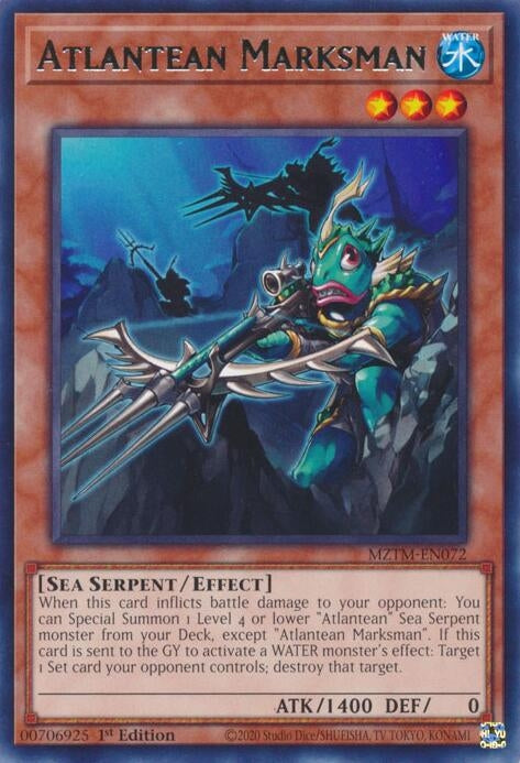 Image for Atlantean Marksman (MZTM-EN072) (MZTM) - YuGiOh