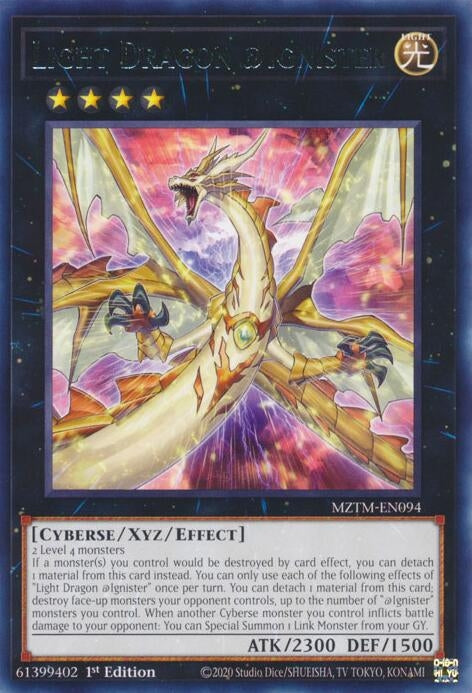 Image for Light Dragon @Ignister (MZTM-EN094) (MZTM) - YuGiOh