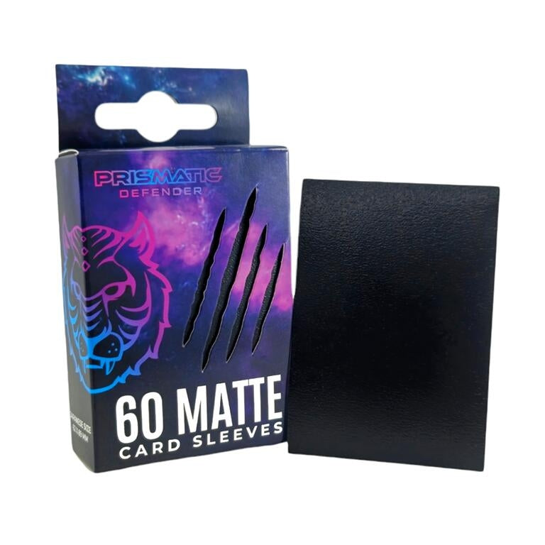 Image for Japanese Matte Sleeves - Black / Obsidian (60-Pack) - Card Sleeves