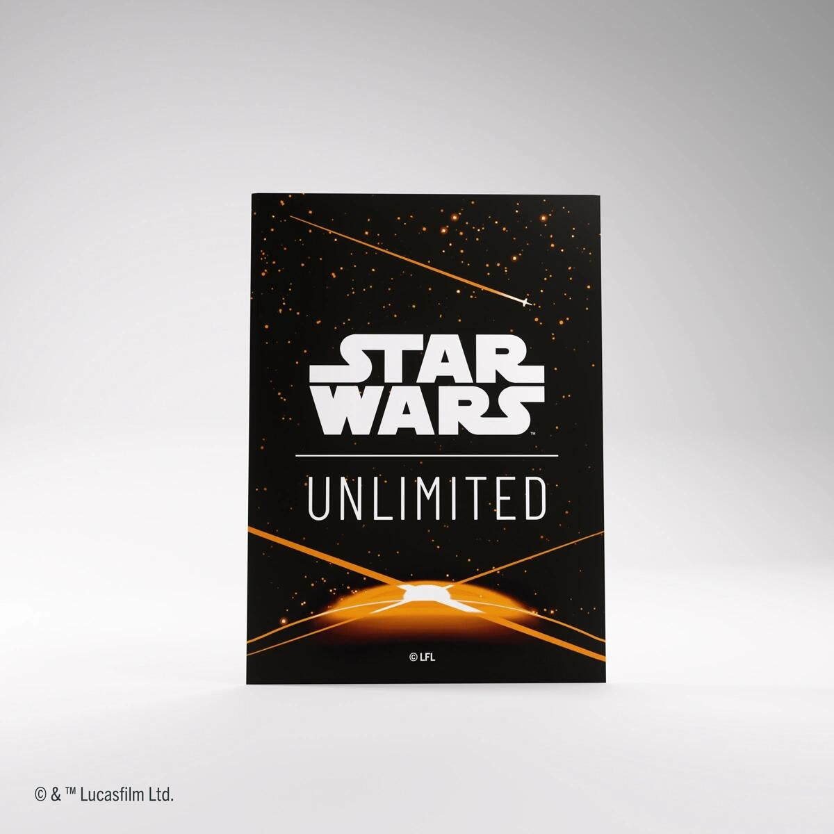 Image for Star Wars: Unlimited Art Sleeves - Card Back Orange - Card Sleeves