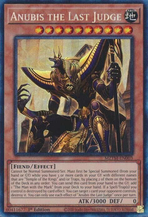 Anubis the Last Judge (CR) (MZTM-EN003) (MZTM)
