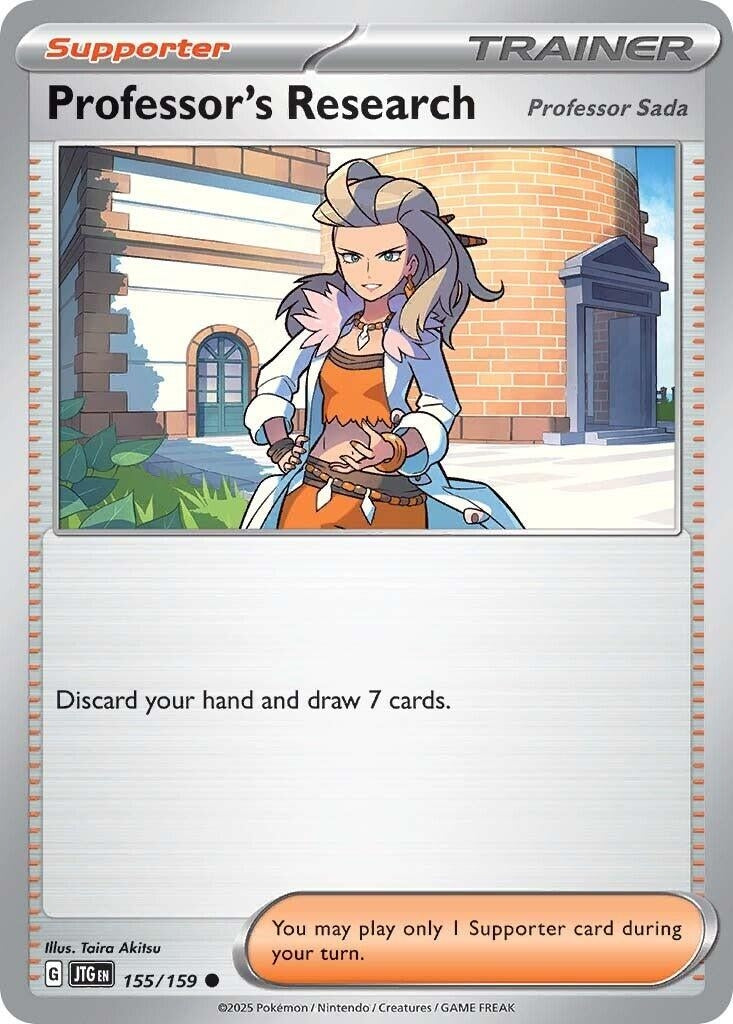 Image for Professor's Research (155/159) (JTG) - Pokemon