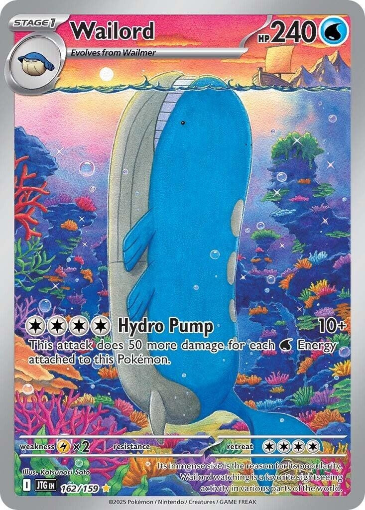 Image for Wailord (162/159) (JTG) - Pokemon