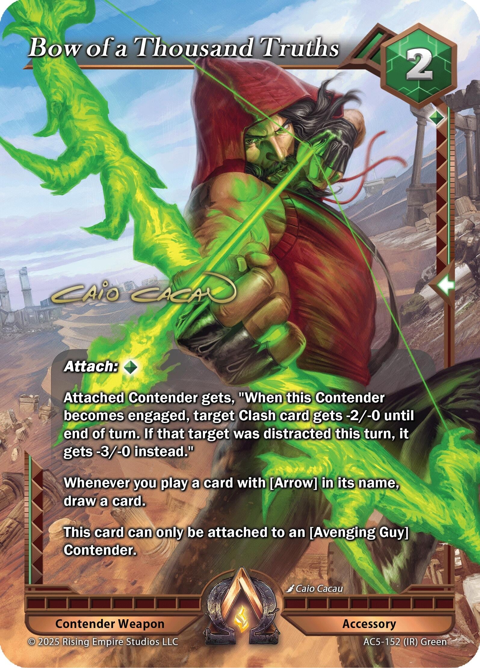 Image for Bow of a Thousand Truths (Iconic Rare) (AC5-152) (Equilibrium) - Alpha Clash