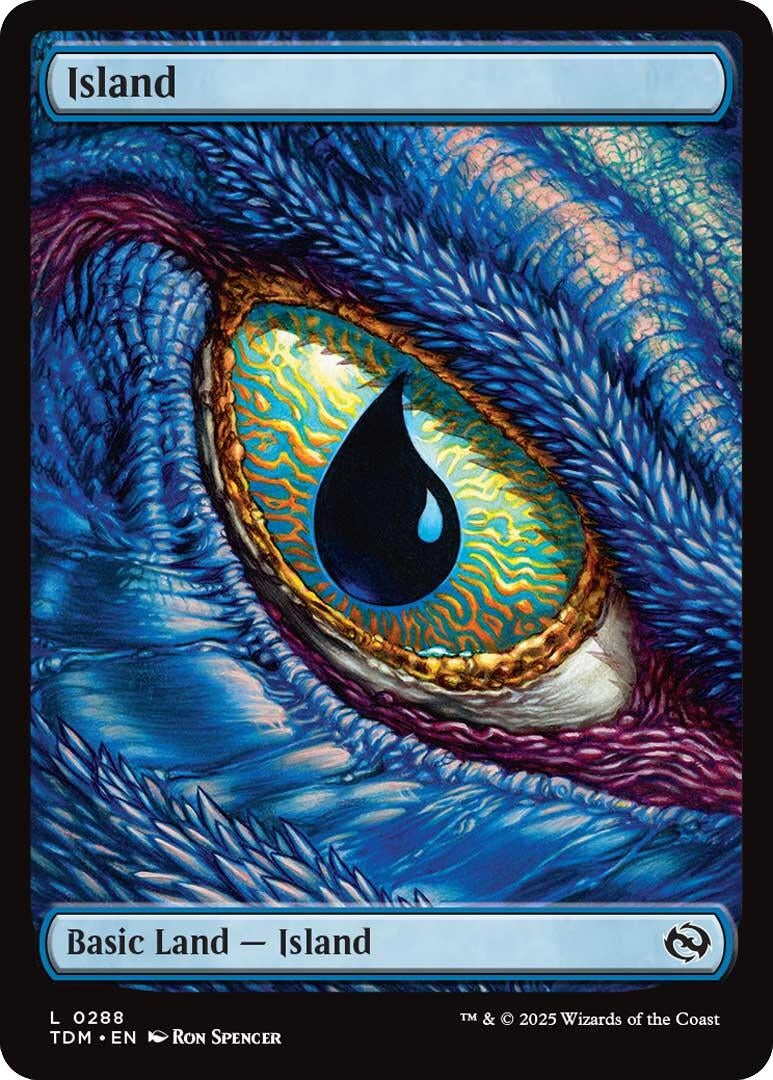 Image for Island (0288) (288) (Tarkir: Dragonstorm) - Magic: The Gathering