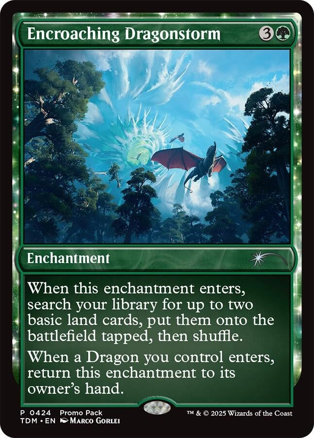 Image for Encroaching Dragonstorm (424) (Tarkir: Dragonstorm) - Magic: The Gathering