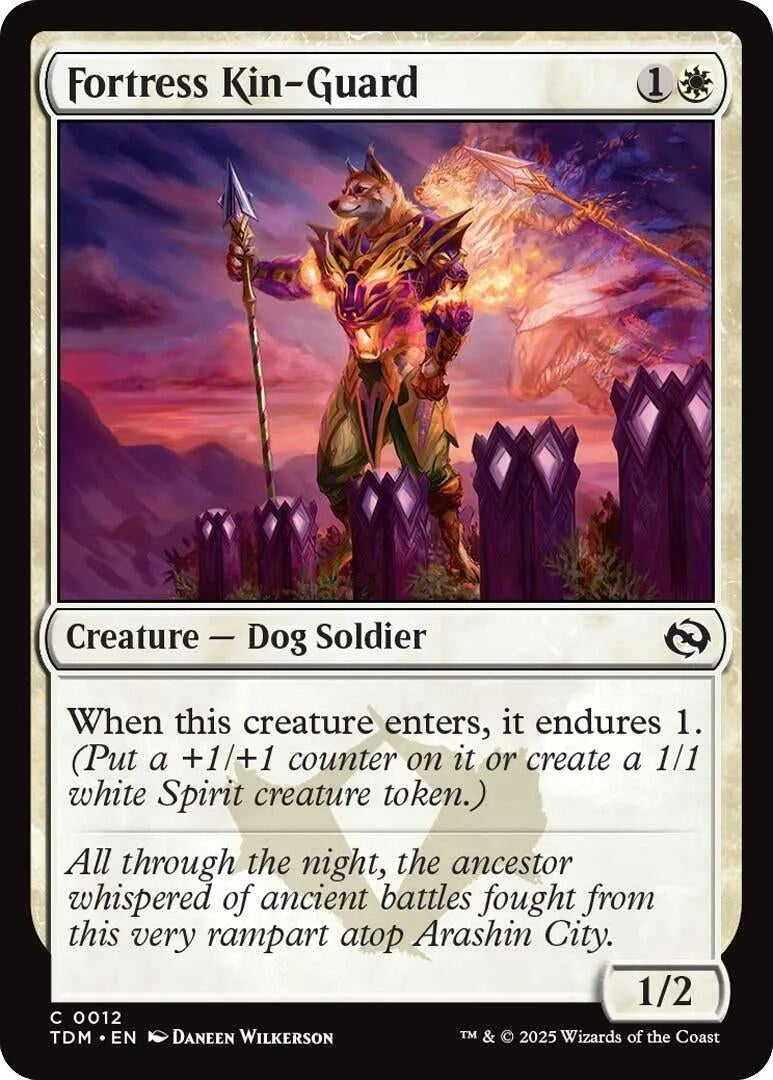 Image for Fortress Kin-Guard (12) (Tarkir: Dragonstorm) - Magic: The Gathering