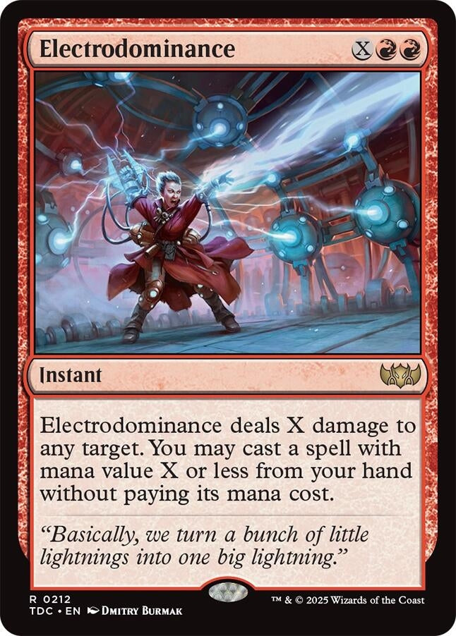 Image for Electrodominance (212) (Tarkir: Dragonstorm) - Magic: The Gathering