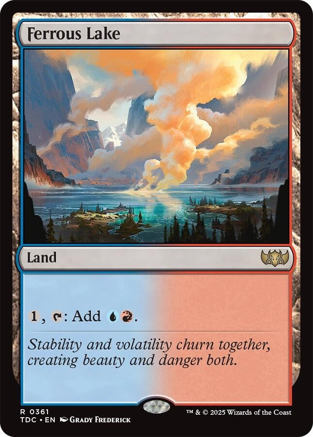 Image for Ferrous Lake (361) (Tarkir: Dragonstorm) - Magic: The Gathering