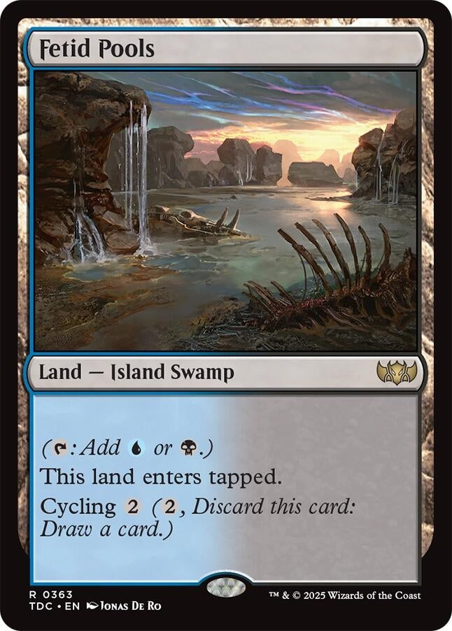 Image for Fetid Pools (363) (Tarkir: Dragonstorm) - Magic: The Gathering