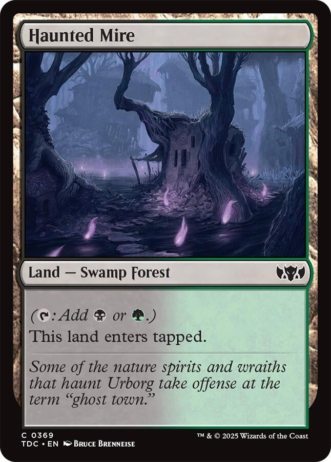 Image for Haunted Mire (369) (Tarkir: Dragonstorm) - Magic: The Gathering