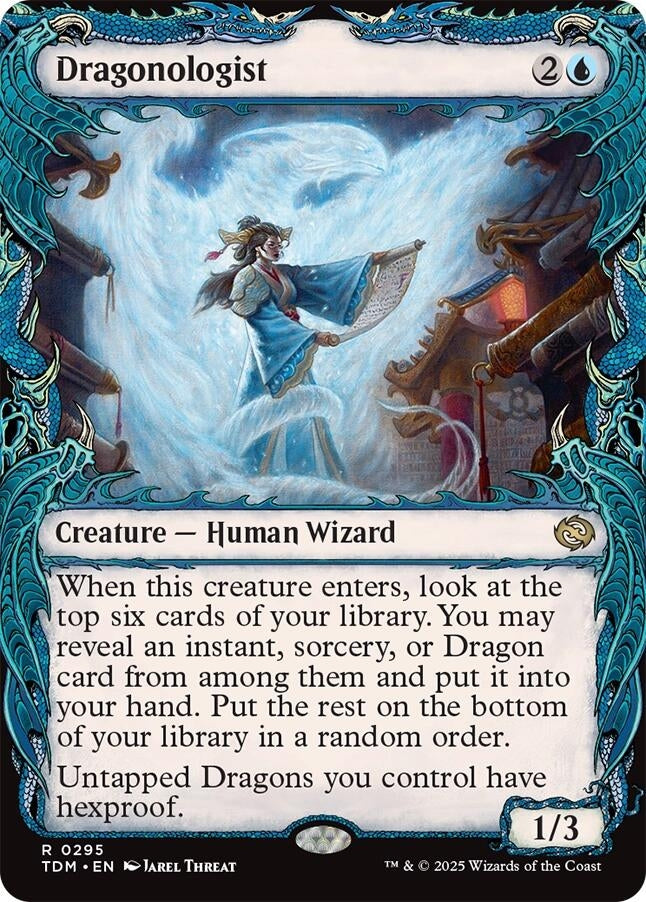 Image for Dragonologist (Showcase) (295) (Tarkir: Dragonstorm) - Magic: The Gathering