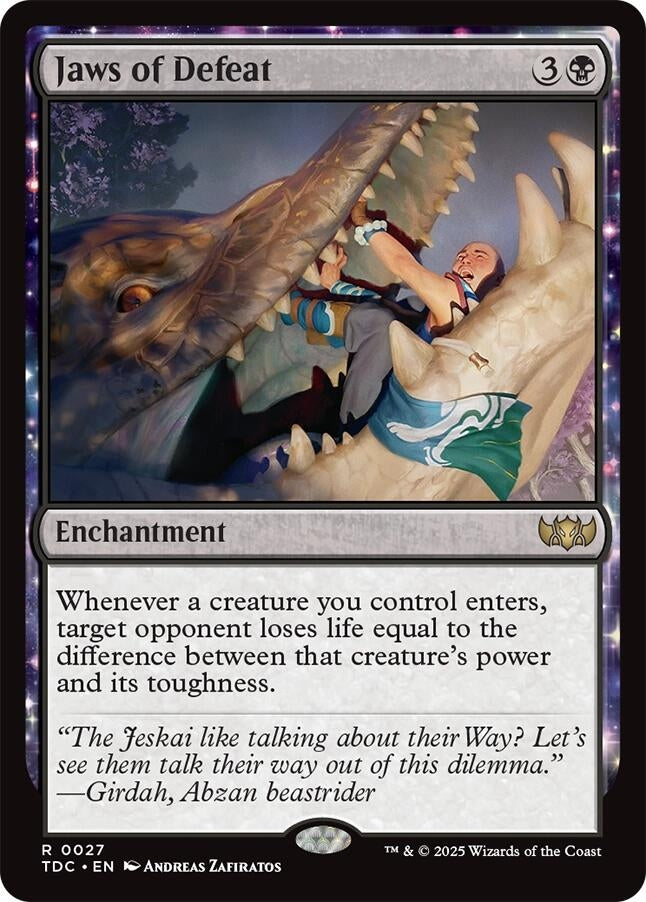 Image for Jaws of Defeat (27) (Tarkir: Dragonstorm) - Magic: The Gathering