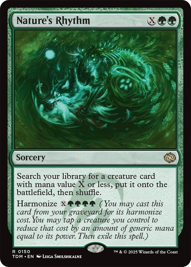 Image for Nature's Rhythm (150) (Tarkir: Dragonstorm) - Magic: The Gathering