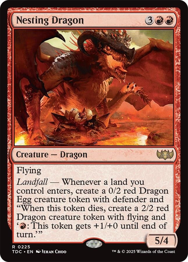 Image for Nesting Dragon (225) (Tarkir: Dragonstorm) - Magic: The Gathering