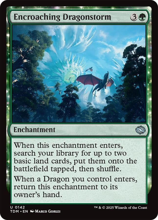Image for Encroaching Dragonstorm (142) (Tarkir: Dragonstorm) - Magic: The Gathering