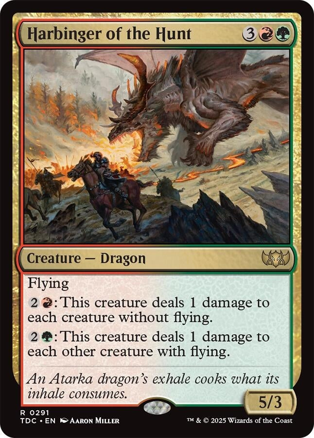 Image for Harbinger of the Hunt (291) (Tarkir: Dragonstorm) - Magic: The Gathering