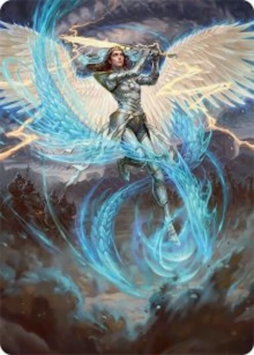 Image for Elspeth, Storm Slayer Art Card (49/54) (49) (Tarkir: Dragonstorm) - Magic: The Gathering
