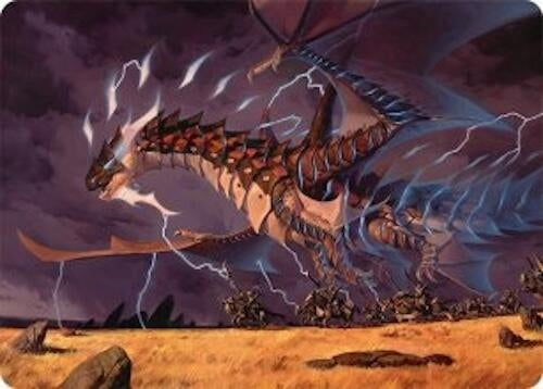 Image for Neriv, Heart of the Storm Art Card (25/54) (25) (Tarkir: Dragonstorm) - Magic: The Gathering