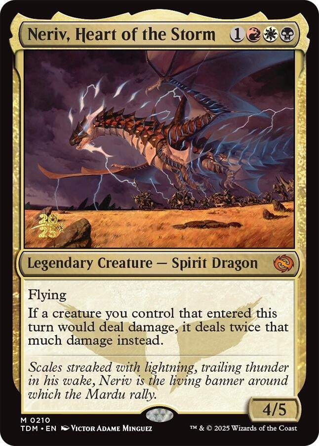 Image for Neriv, Heart of the Storm (210) (Prerelease Cards) - Magic: The Gathering